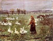 The Goose Girl. Teodor Axentowicz